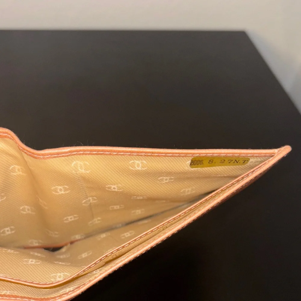 CHANEL Apricot Leather Wallet - Picture 10 of 10